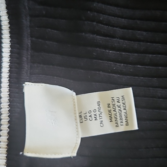 H&M Black and White Ribbed Tank Top - Picture 2 of 4